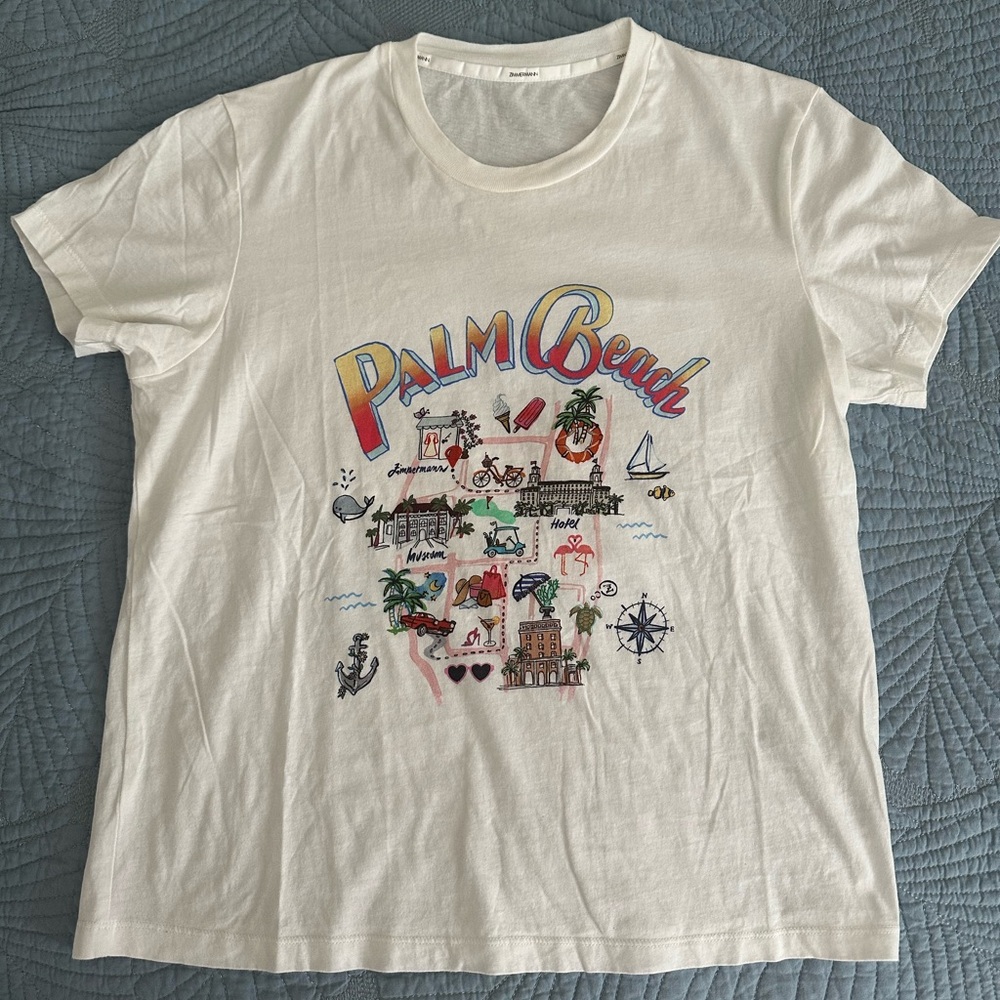 Zimmermann White Palm Beach t-shirt